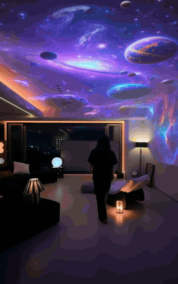 🔥LAST DAY 40% OFF - 🌌🌠HD Smart Dynamic 5D Holographic Night Light Projector
